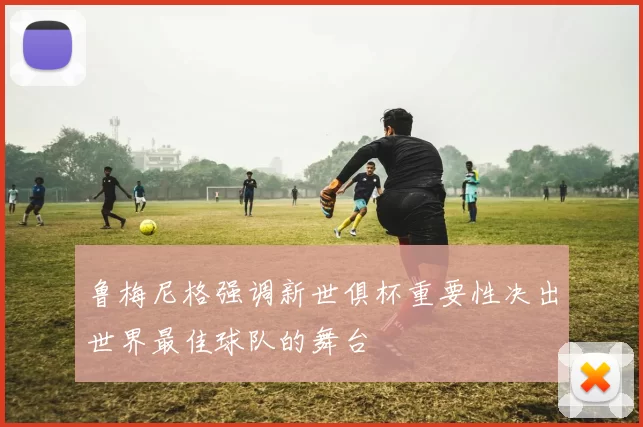 鲁梅尼格强调新世俱杯重要性决出世界最佳球队的舞台